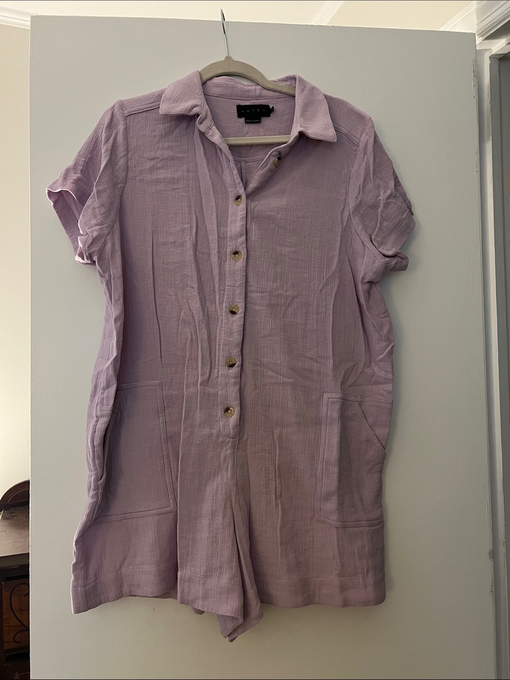 Hatch Lenora Romper - purple